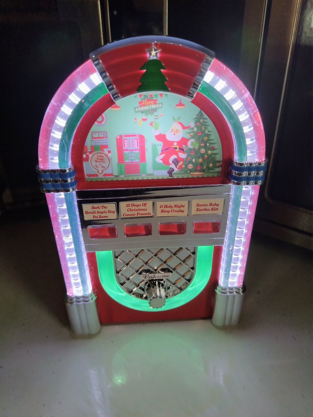 Mr Christmas Holiday Jukebox Works 9 1/2